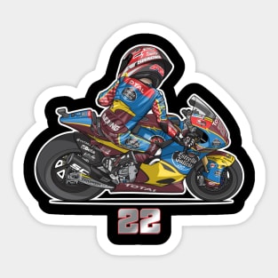 Sam Lowes Cartoon Sticker